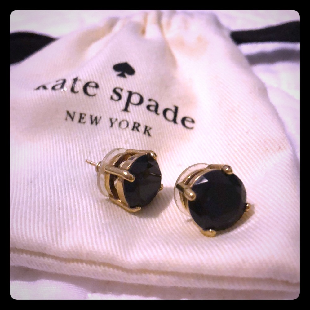 Kate Spade Black Stud Earrings